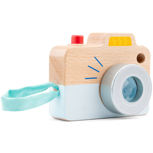 Appareil photo jouet en bois avec kaléidoscope – Woet - BobibeloAppareil photo jouet en bois avec kaléidoscope – Woet – Petit vintage – Bobibelo