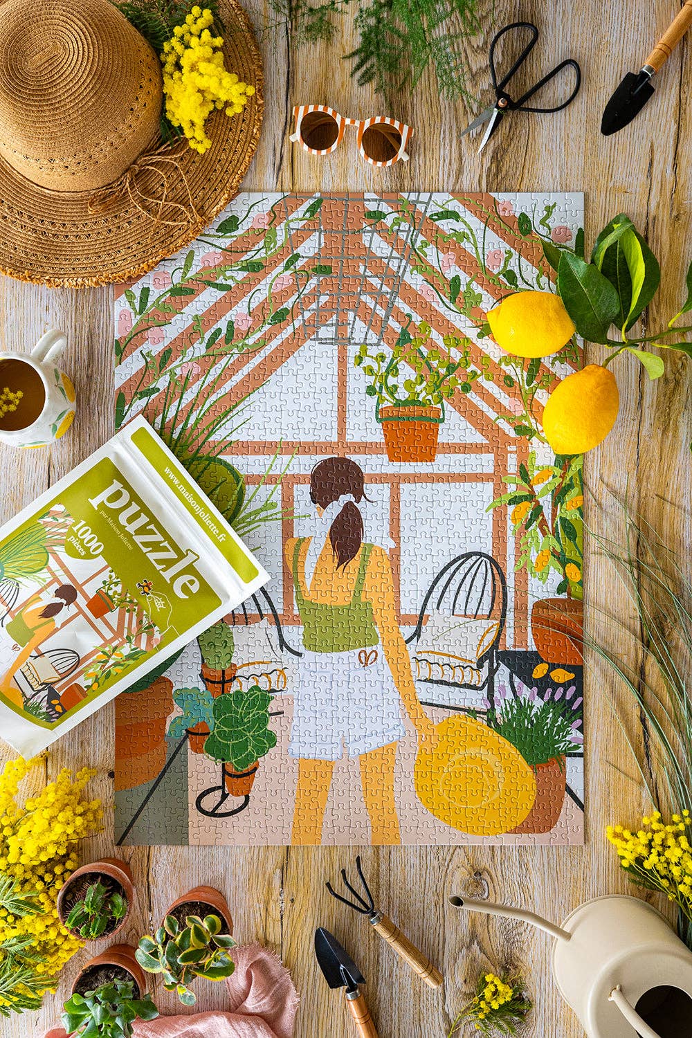 Puzzle 1000 pièces Un dimanche à la campagne Maison Joliette