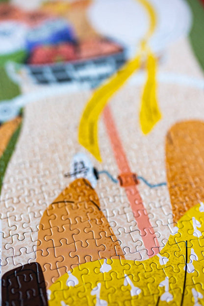 Puzzle 500 pièces À bicyclette Maison Joliette