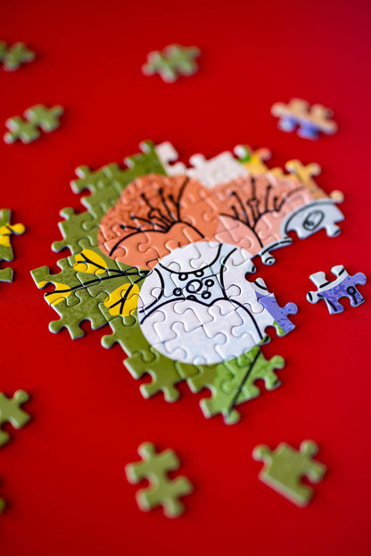 Puzzle 500 pièces À bicyclette Maison Joliette