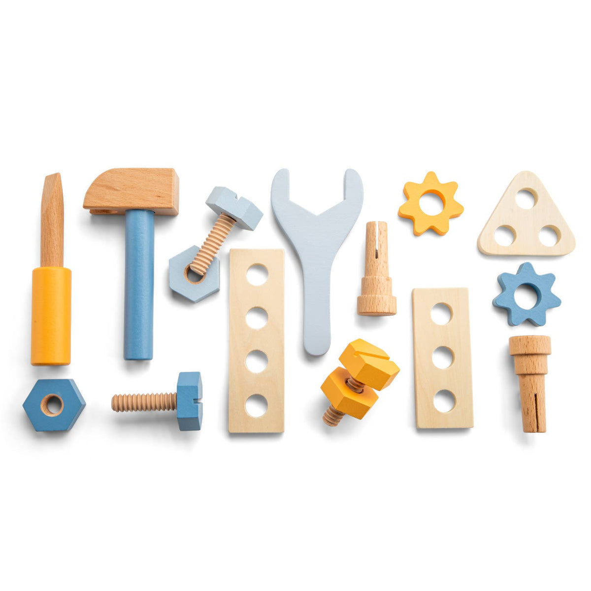 Boîte à outils en bois pour enfant – Woet - BobibeloBoîte à outils en bois pour enfant – Woet – Petit vintage – Bobibelo