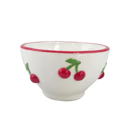 Bol en dolomite motif cerises rouges 43 cl – BobiBelo