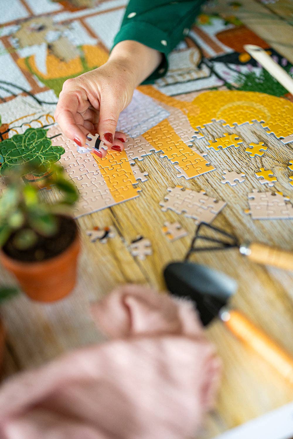 Puzzle 1000 pièces Un dimanche à la campagne Maison Joliette
