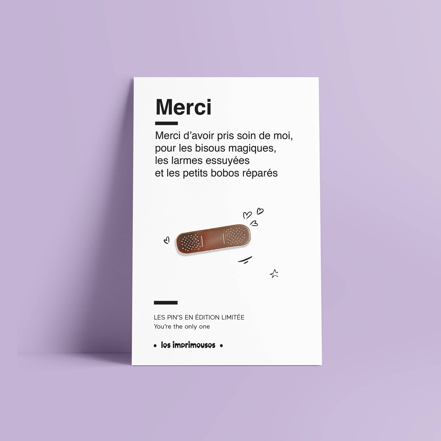 Pin's Pansement - Merci
