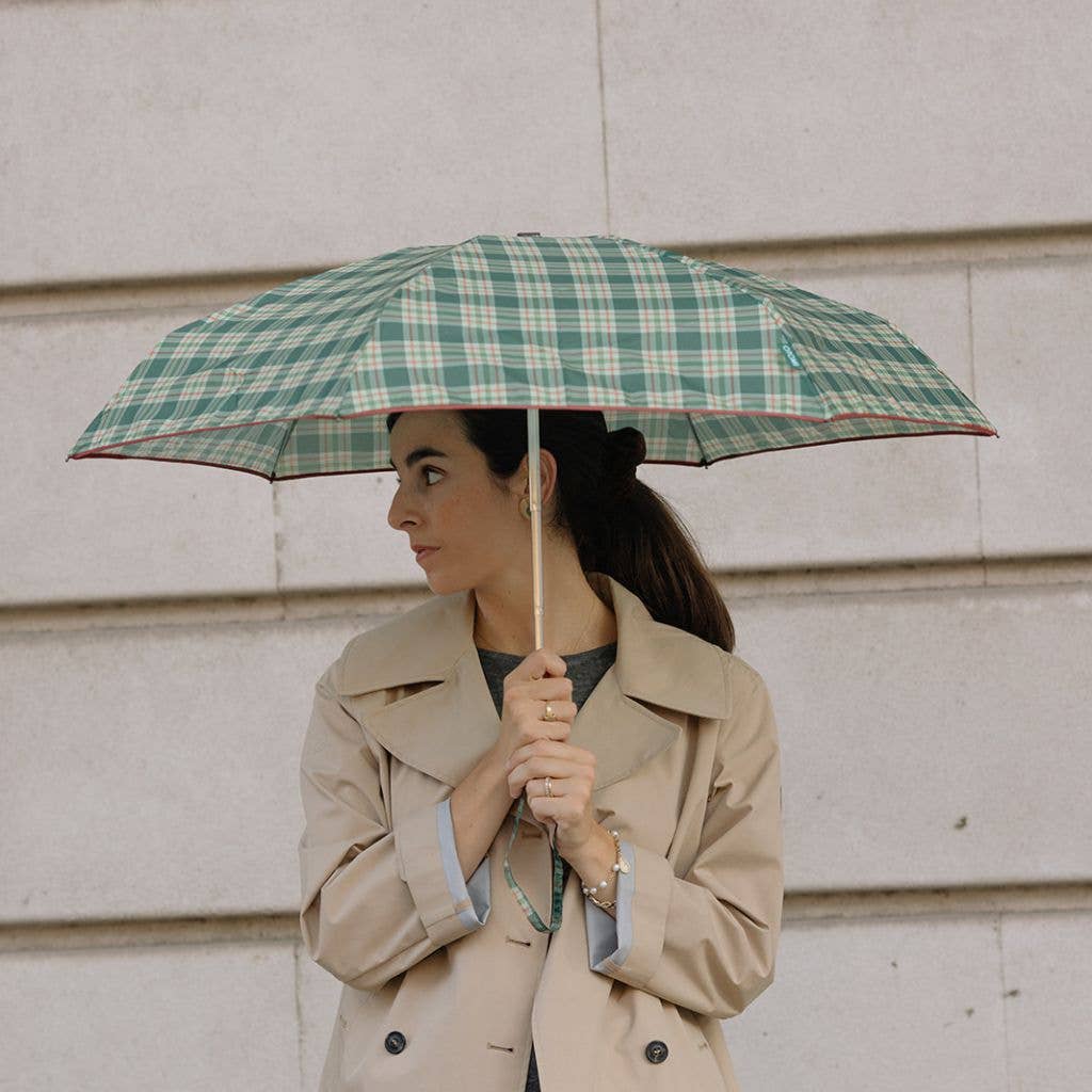 Mini parapluie pliable avec housse et bandoulière – UPF50+