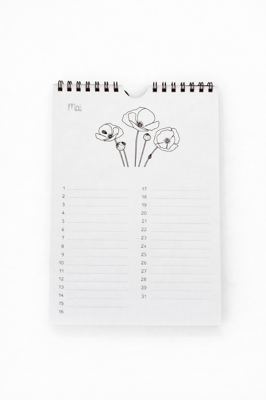Calendrier perpétuel d’anniversaires A5 illustré – Motifs botaniques sur papier d’art - bobibeloCalendrier perpétuel d’anniversaires A5 illustré – Motifs botaniques sur papier d’art – PAPETERIE vintage – bobibelo