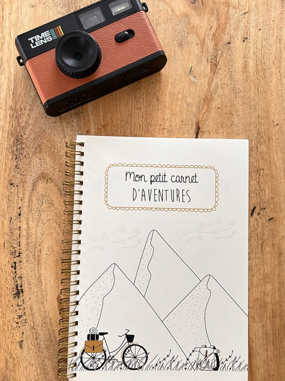 Carnet d’aventures A5 illustré – Cahier créatif et inspirant - bobibeloCarnet d’aventures A5 illustré – Cahier créatif et inspirant – PAPETERIE vintage – bobibelo