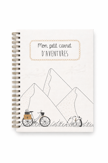 Carnet d’aventures A5 illustré – Cahier créatif et inspirant - bobibeloCarnet d’aventures A5 illustré – Cahier créatif et inspirant – PAPETERIE vintage – bobibelo