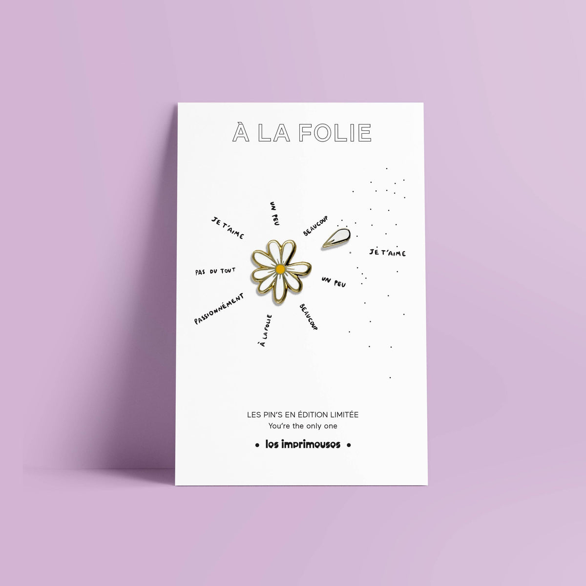 Pin’s Marguerite - À la folie