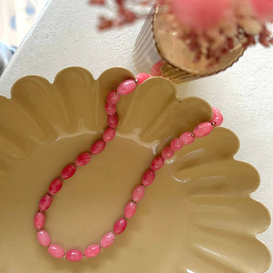 Collier Noée framboise – Agathe & Coco - 