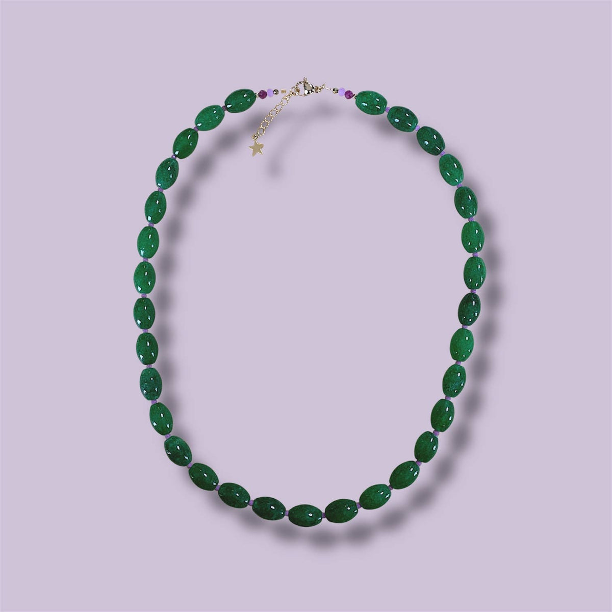 Collier Noée vert foncé – Agathe & Coco - bobibeloCollier Noée vert foncé – Agathe & Coco – SA vintage – bobibelo