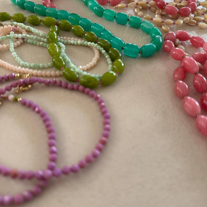 Collier Noée framboise – Agathe & Coco - 