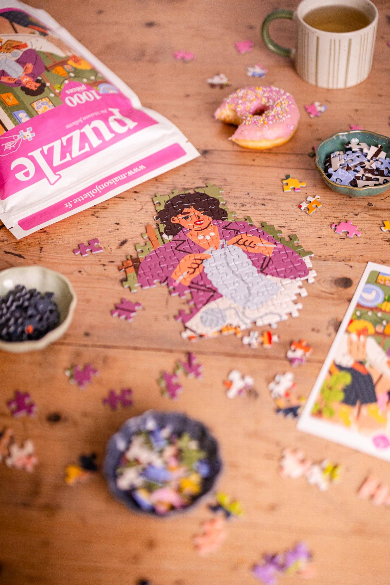 Puzzle 1000 pièces Les copines Maison Joliette