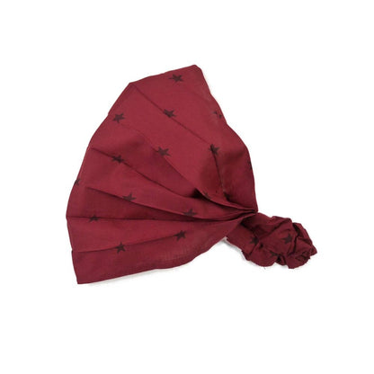 Bandeau fichu cheveux femme en coton – Large et élastique