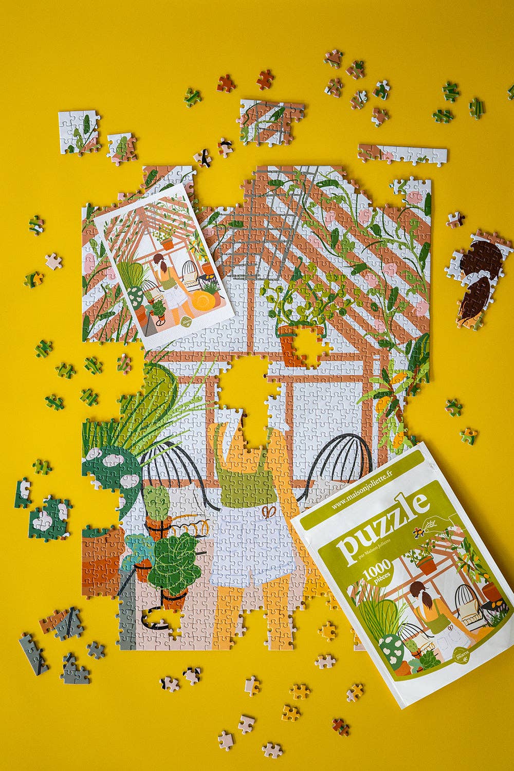 Puzzle 1000 pièces Un dimanche à la campagne Maison Joliette