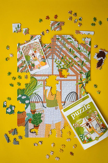 Puzzle 1000 pièces Un dimanche à la campagne Maison Joliette