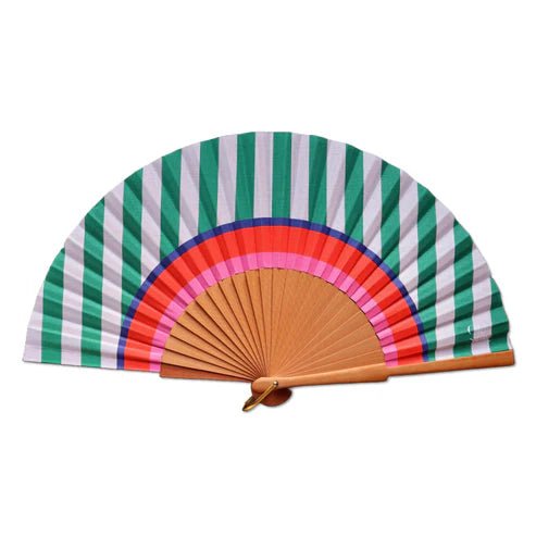 Éventail Bois et tissu Olé-Olé - Accessoire été élégant fabriqué en Espagne - bobibeloÉventail Bois et tissu Olé-Olé - Accessoire été élégant fabriqué en Espagne – SA vintage – bobibelo