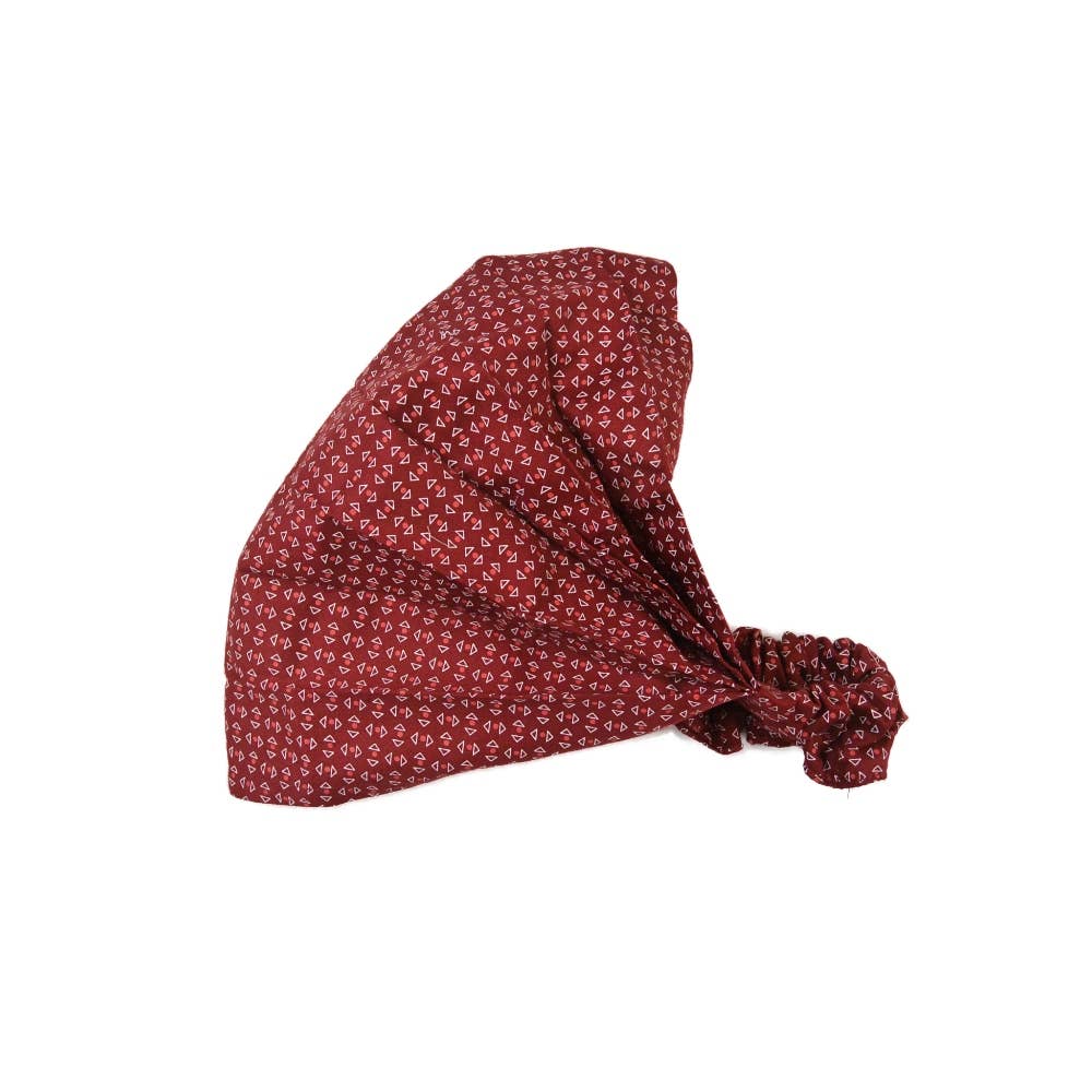 Bandeau fichu cheveux femme en coton – Large et élastique