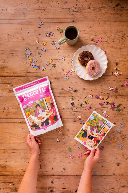 Puzzle 1000 pièces Les copines Maison Joliette