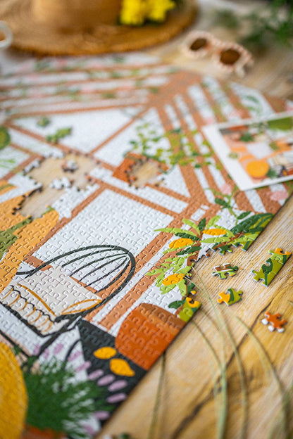 Puzzle 1000 pièces Un dimanche à la campagne Maison Joliette