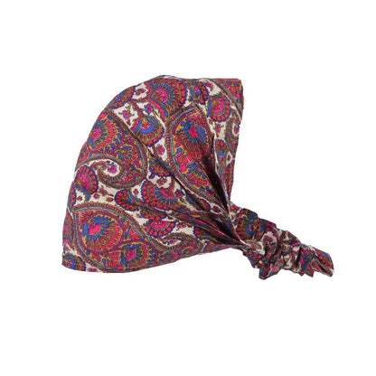 Bandeau fichu cheveux femme en coton – Large et élastique