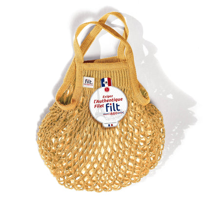 Filet à provisions Jaune Gold taille mini - bobibeloFilet à provisions Jaune Gold taille mini – SA vintage – bobibelo