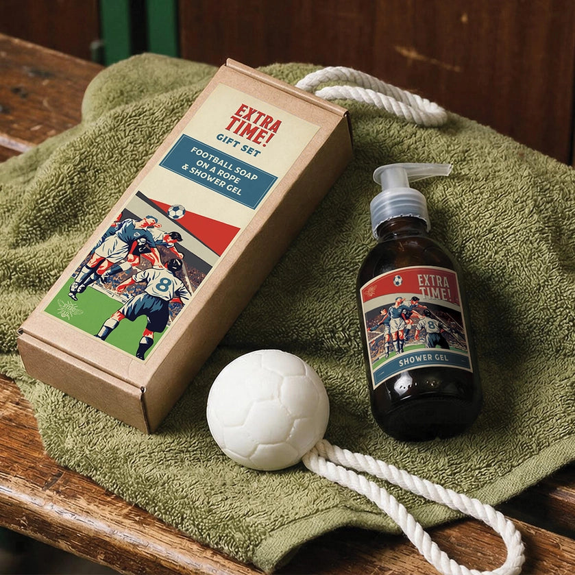 Coffret Cadeau Football – Gel Douche & Savon Ballon sur Corde | Sting in the Tail