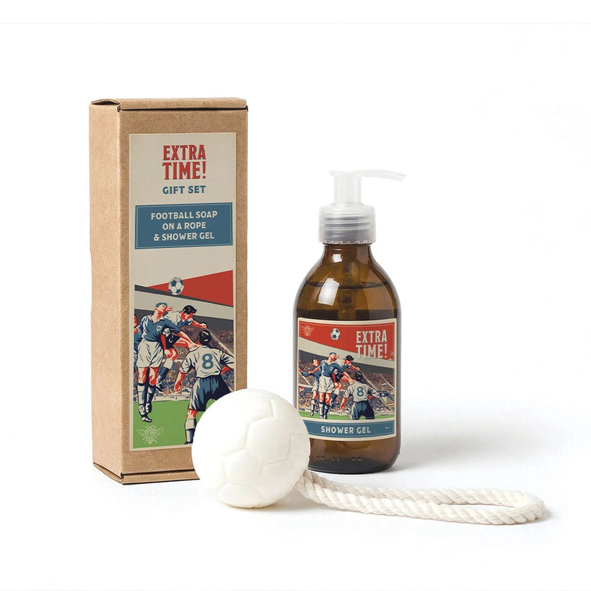 Coffret Cadeau Football – Gel Douche & Savon Ballon sur Corde | Sting in the Tail