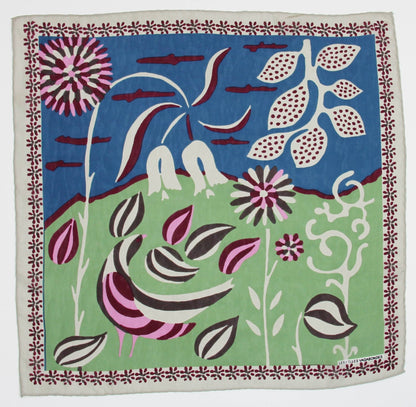 Foulard en soie 50 x 50 cm - Mini Birdy Beige-Les Belles Vagabondes - bobibeloFoulard en soie 50 x 50 cm - Mini Birdy Beige-Les Belles Vagabondes – SA vintage – bobibelo