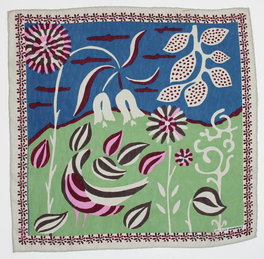 Foulard en soie 50 x 50 cm - Mini Birdy Beige-Les Belles Vagabondes - bobibeloFoulard en soie 50 x 50 cm - Mini Birdy Beige-Les Belles Vagabondes – SA vintage – bobibelo