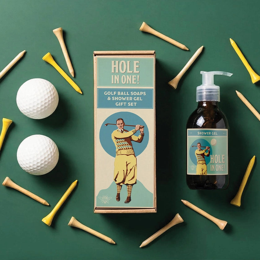 Coffret Cadeau Golf – Gel Douche & 2 Savons Balles de Golf | Sting in the Tail