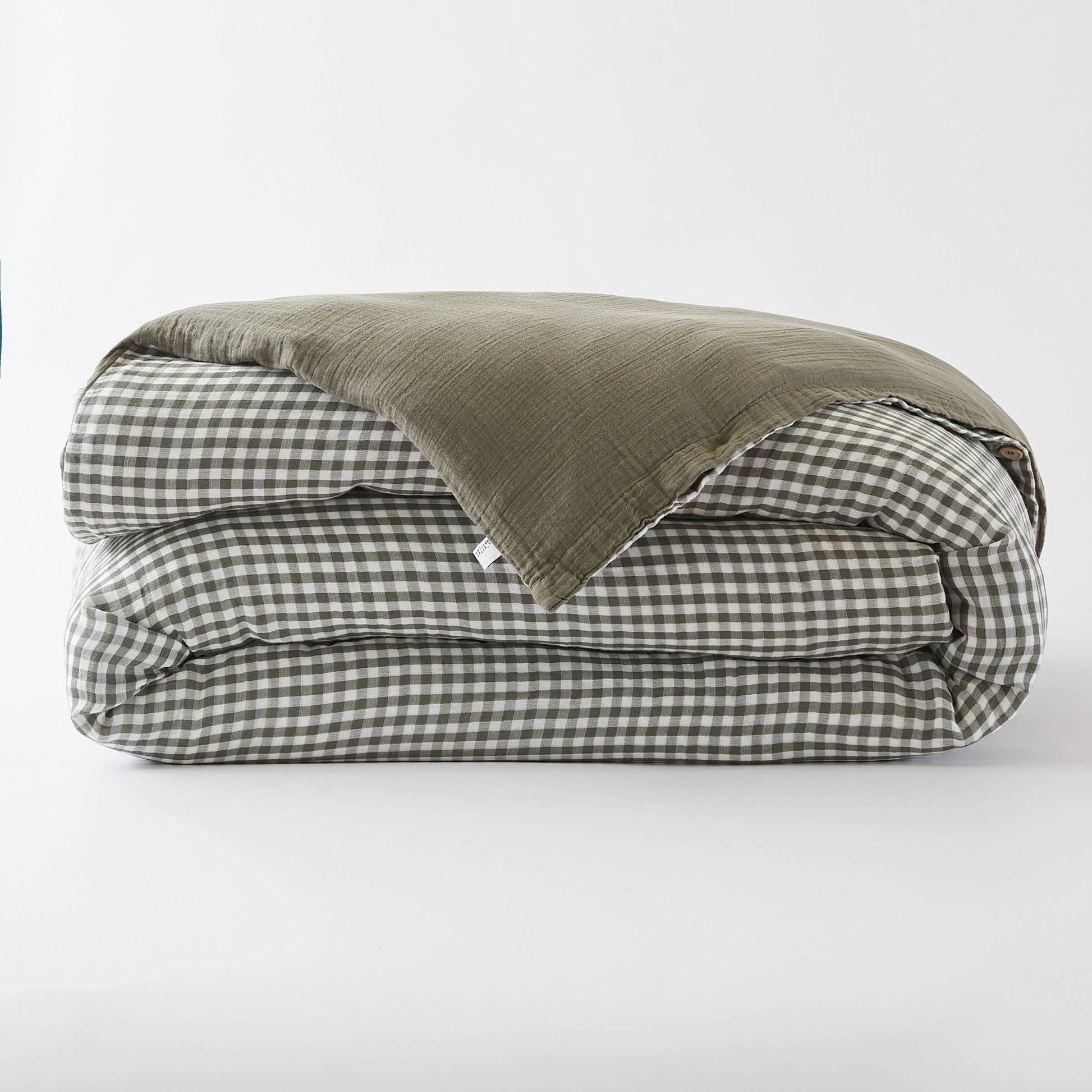 Housse de couette en gaze de coton – Vickie - bobibeloHousse de couette en gaze de coton – Vickie – Text vintage – bobibelo