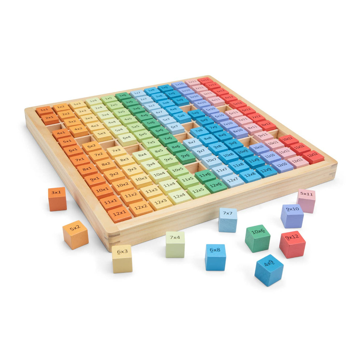 Jeu de tables de multiplication en bois de 1 à 12 – Woet - BobibeloJeu de tables de multiplication en bois de 1 à 12 – Woet – Petit vintage – Bobibelo