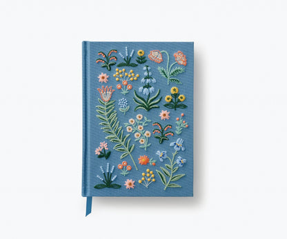 Journal brodé Jardin de la ménagerie Rifle Paper Co à motif floral