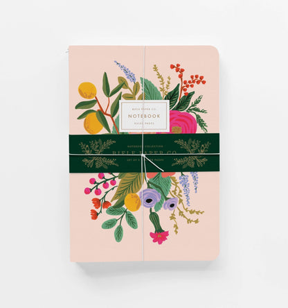 Lot de 3 carnets assortis Garden Party – Rifle Paper Co. - bobibeloLot de 3 carnets assortis Garden Party – Rifle Paper Co. – PAPETERIE vintage – bobibelo