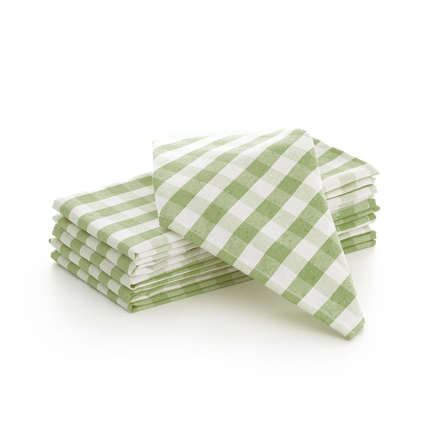 Lot de 6 serviettes de table en coton à carreaux vichy 45x45 cm - bobibeloLot de 6 serviettes de table en coton à carreaux vichy 45x45 cm – Text vintage – bobibelo