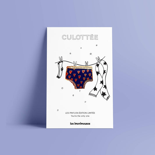Pin’s Culottée - L’accessoire qui ose - bobibeloPin’s Culottée - L’accessoire qui ose – SA vintage – bobibelo