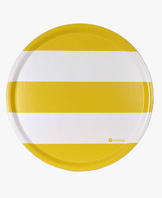 Plateau rond Stripes  - bobibeloPlateau rond Stripes  – Vaisselle vintage – bobibelo