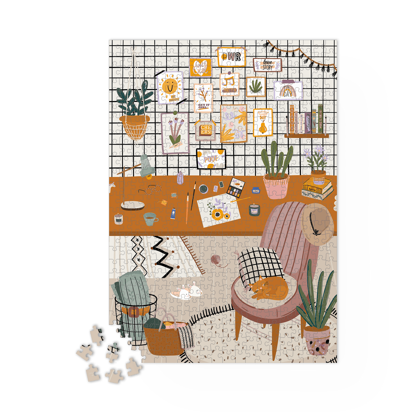 Puzzle 1000 pièces L'atelier Maison Joliette - bobibeloPuzzle 1000 pièces L'atelier Maison Joliette – loisirs vintage – bobibelo