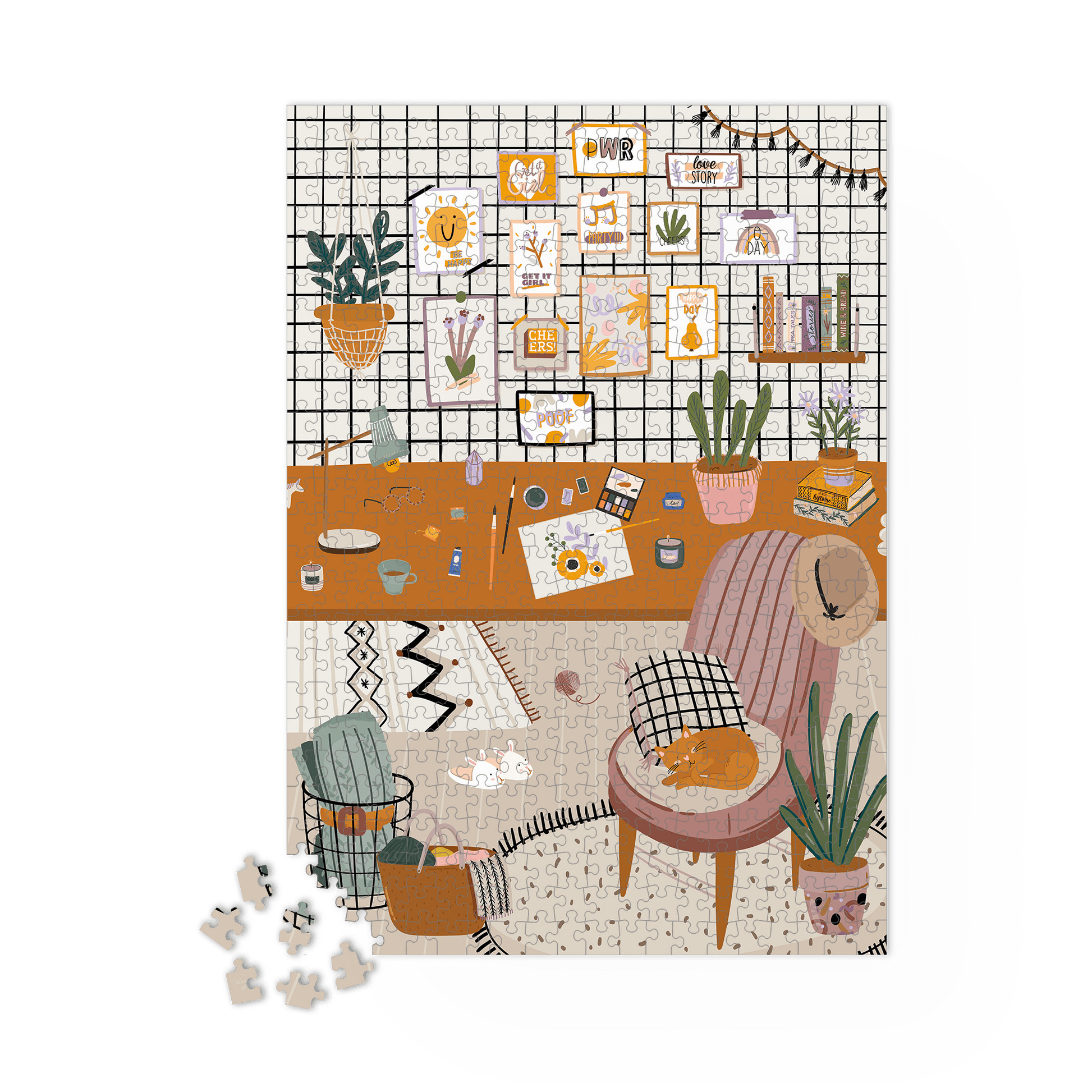 Puzzle 1000 pièces L'atelier Maison Joliette - bobibeloPuzzle 1000 pièces L'atelier Maison Joliette – loisirs vintage – bobibelo