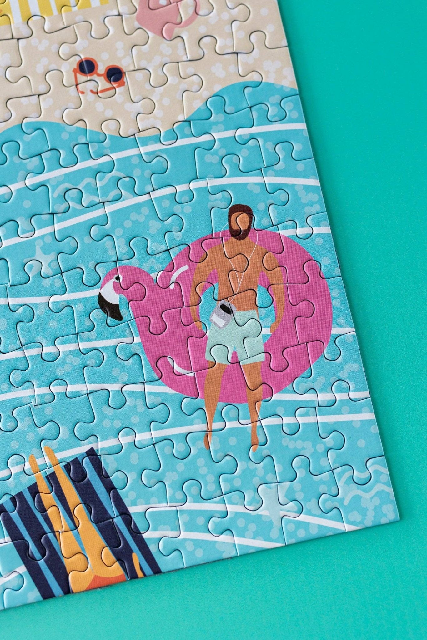 Puzzle 500 pièces – Chill & Plouf – Maison Joliette - bobibeloPuzzle 500 pièces – Chill & Plouf – Maison Joliette – loisirs vintage – bobibelo
