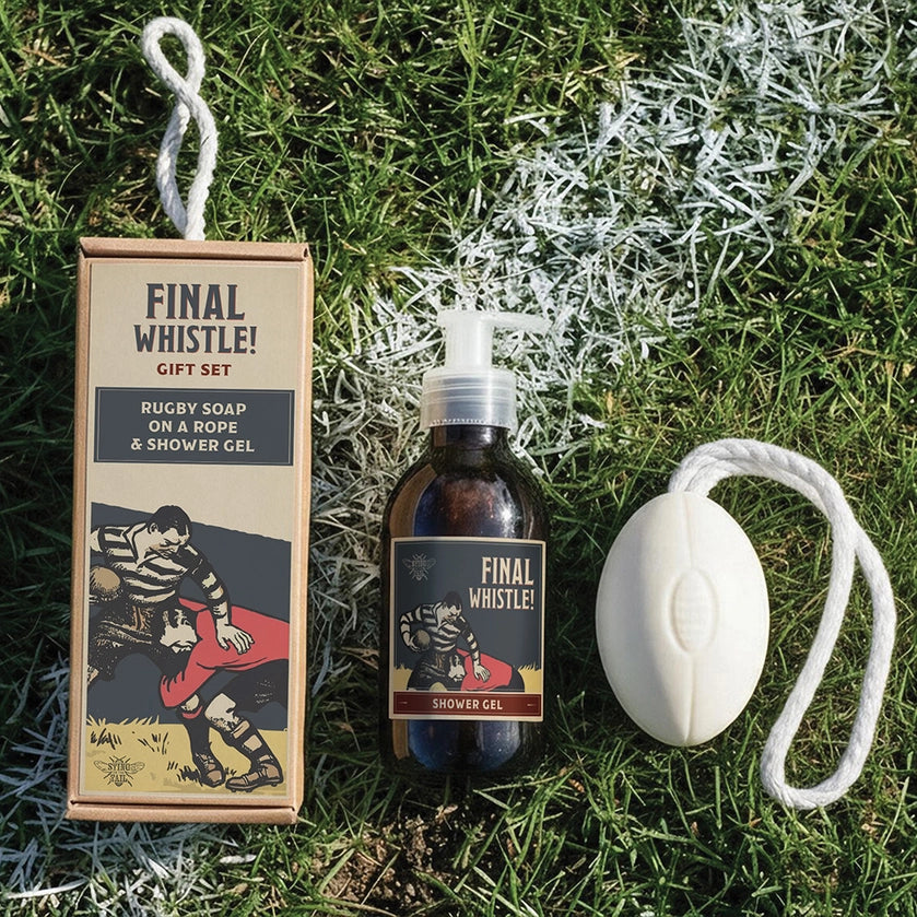 Coffret Cadeau Rugby – Gel Douche & Savon Rugby sur Corde | Sting in the Tail