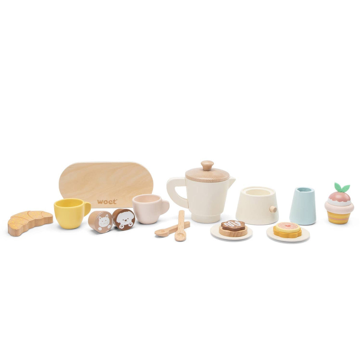 Set café en bois pour enfant avec percolateur – Woet - BobibeloSet café en bois pour enfant avec percolateur – Woet – Petit vintage – Bobibelo