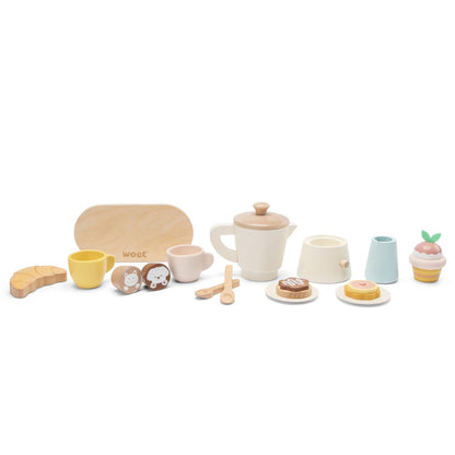 Set café en bois pour enfant avec percolateur – Woet - BobibeloSet café en bois pour enfant avec percolateur – Woet – Petit vintage – Bobibelo