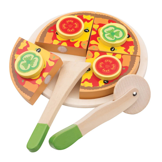 Set de pizza en bois avec accessoires – Woet - BobibeloSet de pizza en bois avec accessoires – Woet – Petit vintage – Bobibelo