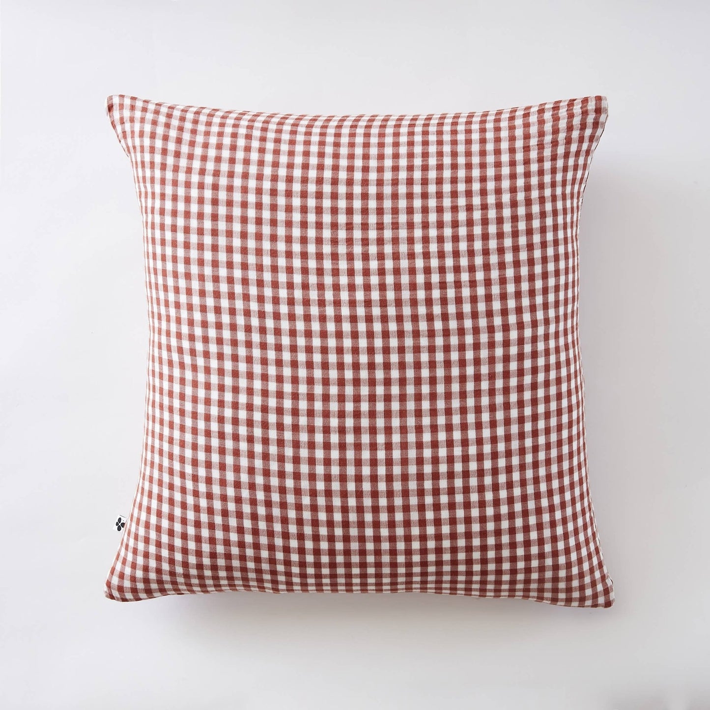 Taie d’oreiller 60x60 en gaze de coton – Vickie - bobibeloTaie d’oreiller 60x60 en gaze de coton – Vickie – Text vintage – bobibelo