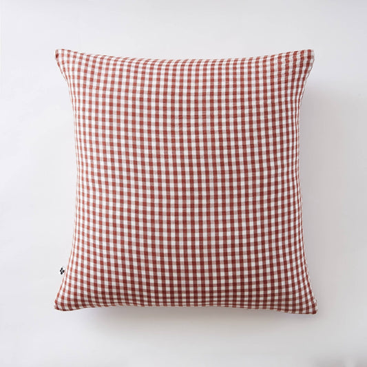 Taie d’oreiller 60x60 en gaze de coton – Vickie - bobibeloTaie d’oreiller 60x60 en gaze de coton – Vickie – Text vintage – bobibelo