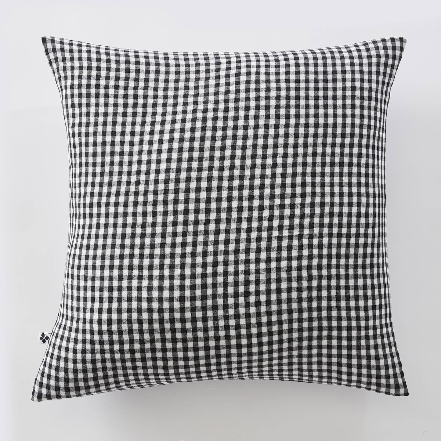 Taie d’oreiller 60x60 en gaze de coton – Vickie - bobibeloTaie d’oreiller 60x60 en gaze de coton – Vickie – Text vintage – bobibelo