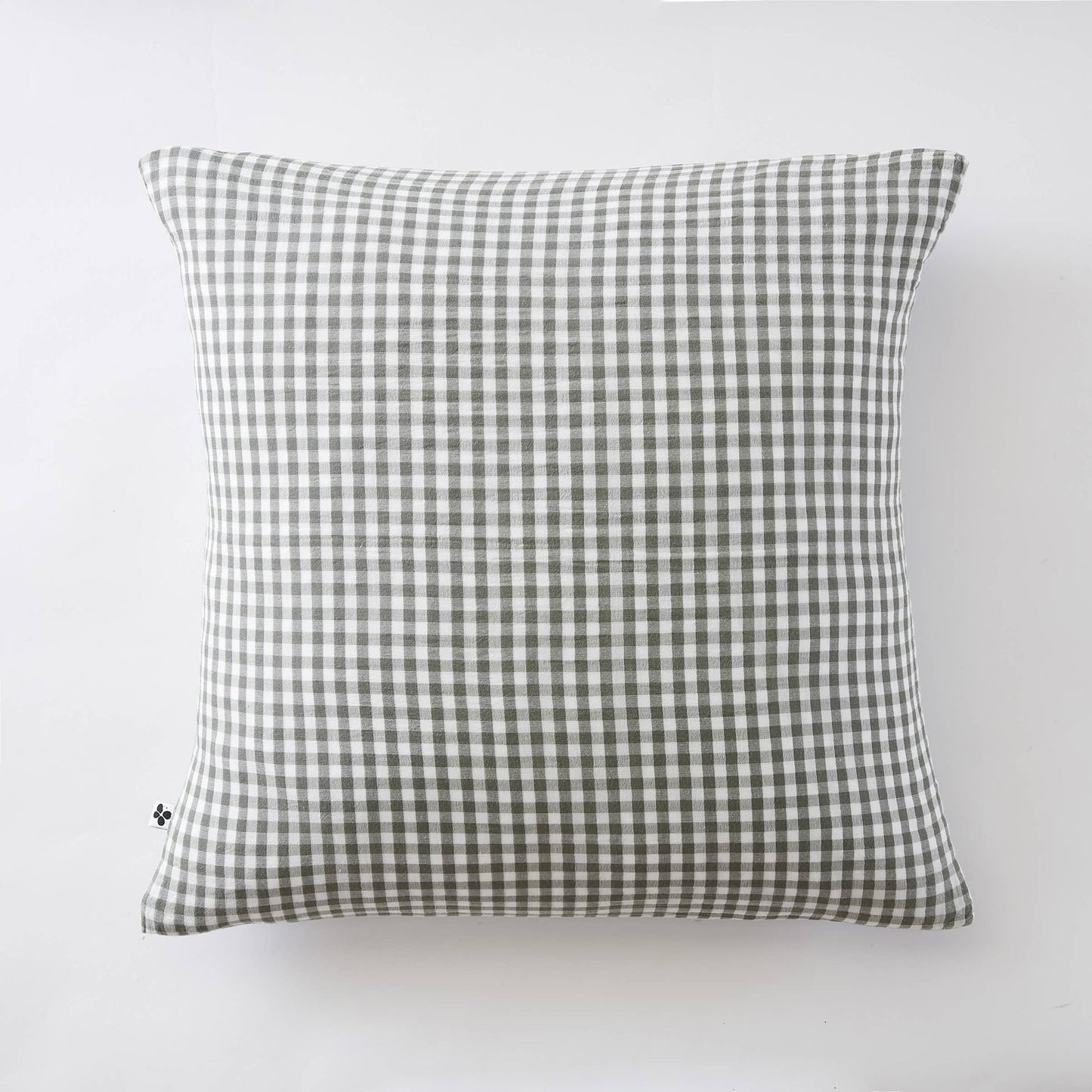 Taie d’oreiller 60x60 en gaze de coton – Vickie - bobibeloTaie d’oreiller 60x60 en gaze de coton – Vickie – Text vintage – bobibelo