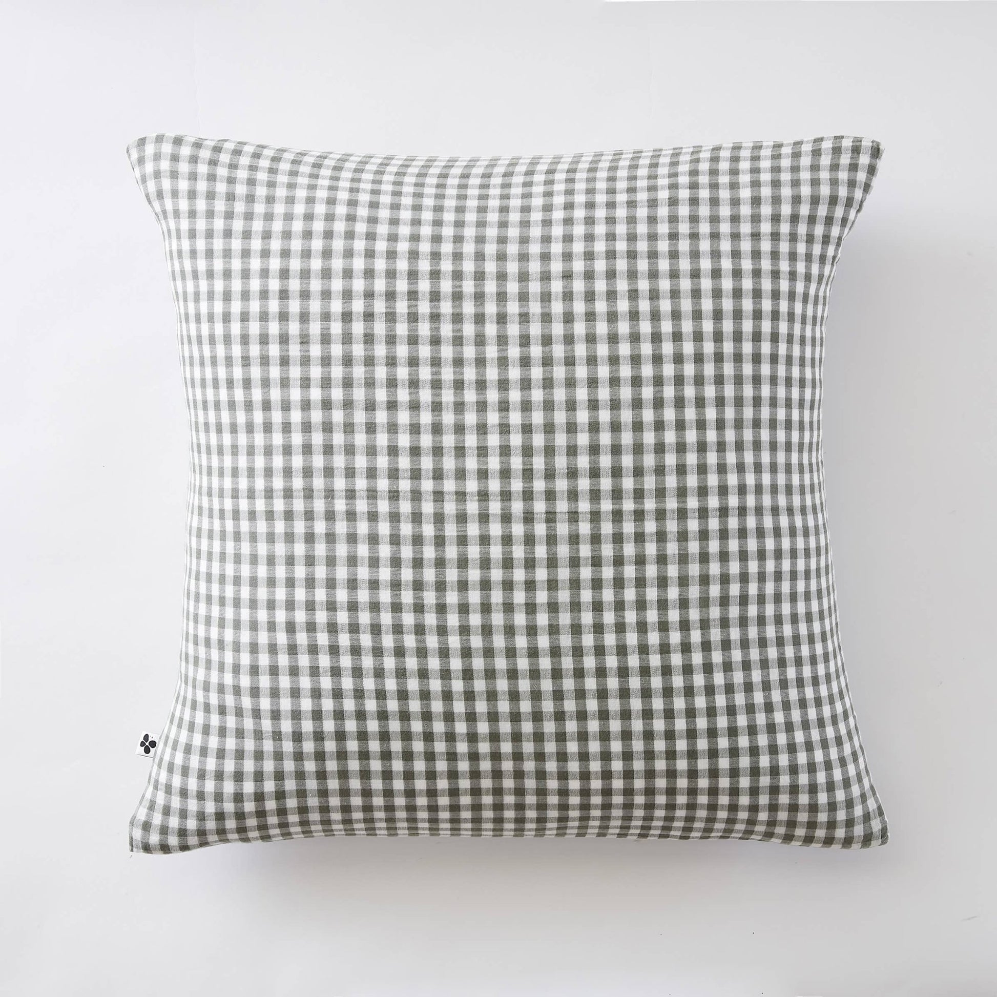Taie d’oreiller 60x60 en gaze de coton – Vickie - bobibeloTaie d’oreiller 60x60 en gaze de coton – Vickie – Text vintage – bobibelo